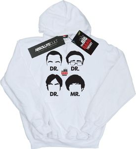 The Big Bang Theory - "Doctors And Mr" Kapuzenpullover für Herren BI4344 (L) (Weiß) The Big Bang Theory - "Doctors And Mr" Kapuzenpullover für Herren BI4344 (L) (Weiß)