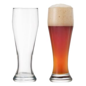 montana: :basic Weizenbierglas, 2er Set, Weizen Bierglas, Weizenglas, Weizenbier, Bier Glas, 400 ml, 075038