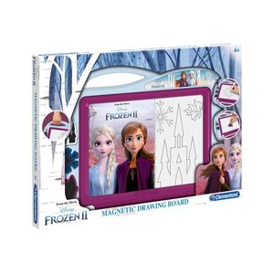 Clementoni 15290 Zaubertafel Disney Frozen 2, magnetische Maltafel zum Zeichnen und Malen, lösch- & wiederverwendbar, mit 3 Schablonen, Kreativspielzeug für Kinder ab 4 Jahren