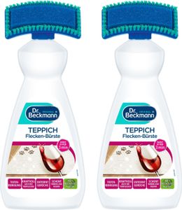 2 x Dr.Beckmann Teppich Flecken-Bürste je 650 ml Mit Oxy-Kraft undAlkohol
