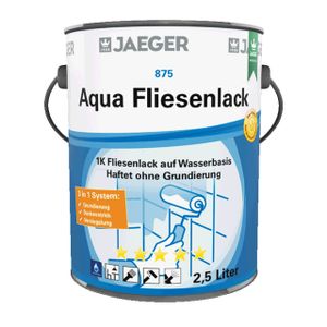 Jaeger Aqua Fliesenlack 875, versch. Farben, 750ml Farbton - 0100 cotone (sandbeige)