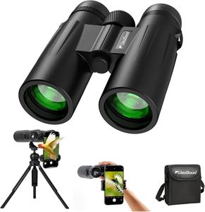 Dalekohledy Usogood 12x42 HD Compact FMC lens binoculars pro pozorování ptáků, lov, turistiku, vyhlídkové lety