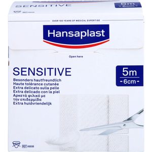 BSN Hansaplast Sensitive Wundschnellverband weiß 5 m x 6 cm 1 Stück