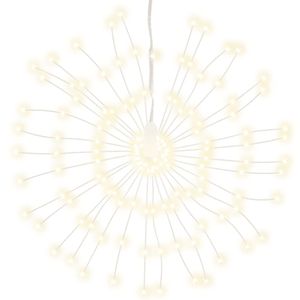 vidaXL Weihnachtsbeleuchtung Feuerwerk 140 LEDs Warmweiß 17 cm