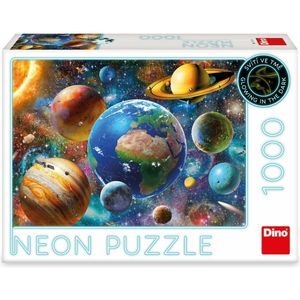 DINO Svietiace puzzle Planéty 1000 kusov