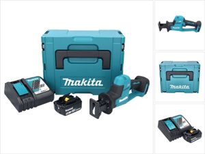 Makita DJR 189 RT1J Akku Reciprosäge Säbelsäge 18 V Brushless + 1x Akku 5,0 Ah + Ladegerät + Makpac Makita DJR 189 RT1J Akku Reciprosäge Säbelsäge 18 V Brushless + 1x Akku 5,0 Ah + Ladegerät + Makpac
