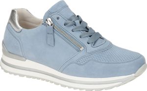 Gabor Shoes Sneaker - Azur / Silber Leder : Normal : 40 Größe: 40 Weite: Normal