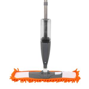 Clever Clean Bodenwischer mit Sprühfunktion - Wischmop mit 360°-Drehgelenk - 130x12x46 cm