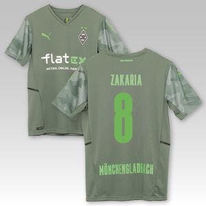 BMG Borussia Mönchengladbach Auswärtstrikot Kinder 2021/22, Größe:164, Spielername:Zakaria