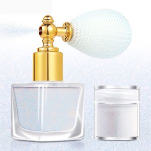 Glitzer Puder Spray Loose Powder Haarspray Schimmer Sparkle Puder Lidschatten Spray Highlighter Lidschatten für Haar Gesicht Körper Nägel Kosmetische Dekoration -Blau