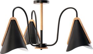 tooLight Pendellampe App605-3C Skandinavisch 3-Arm Schwarz 3-Lichtquelle E27 55X55X37Cm