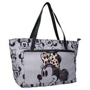 Disney Tasche Minnie Mickey Mouse Leder XXL Hand Reise Tasche Big Shopper LUXUS 