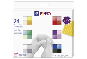 FIMO EFFECT Modelliermasse-Set 24er Set