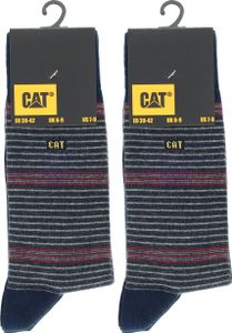 Caterpillar 4 Paar Socken Herren Fantasie - Baumwolle - Mehrfarbig Blau - 39-42