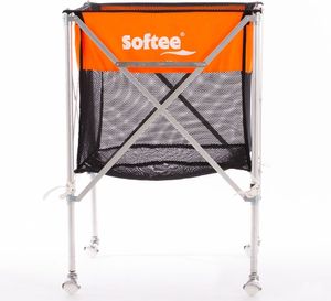 Softee Aluminium Faltbarer Ballwagen Orange 89x58.5x58.5 cm Orange 89x58.5x58.5 cm