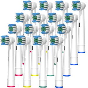 FIRIK Aufsteckbürsten für Oral B elektrische Zahnbürsten, 16er Pack Ersatzbürsten