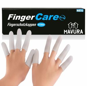 FingerCare Fingerschutz Silikon Fingerlinge Fingerpflaster Fingerkuppenschutz 10