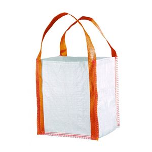 MINI Big-Bag 40 x 40 x 45 cm, 2 Schlaufen weiss Farbe weiß