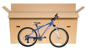 1x Fahrradkarton - Versandkarton zum Transport / Versand ihres Fahrrads, Kinderfahrrad