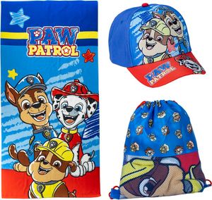 Sada ručníku, sportovní tašky a baseballové čepice Paw Patrol Buddies