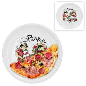 2er Set Van Well Pizzateller Küchenchef Porzellan Pizza Pasta 30,5cm