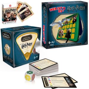 Harry Potter Trivial Pursuit, Wer ist es? und Spielkarten im Super-Bundle Deutsch
