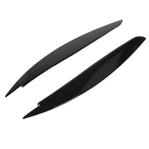 2 Stück Scheinwerfer-Augenbraue vorne links rechts Licht-Augenlid-Verkleidungsabdeckung für 1er-Serie E81 E82 E87 E88 2006 bis 2013
