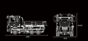 Mould King 15025 Dump Truck Muldenkipper ferngesteuert per HandyApp oder auch RC mit tollen Funktionen