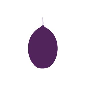 Eikerzen, Hühnerei Violett, 6 x 4,5 cm, 6 Stück, Ostereikerzen