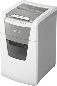 LEITZ IQ Autofeed Small Office 150 Aktenvernichter mit Partikelschnitt P-4, 4 x 28 mm, bis 150 Blatt, weiß