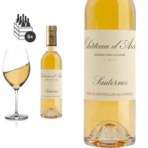 6er Karton 2013 Château d'Arche Sauternes Grand Cru Classé Weißwein Edelsüß