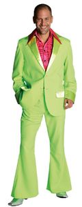 M207201-22-XL neon-grün Herren Disco Anzug-Kostüm Gr.XL=60