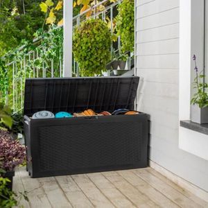 Keter Gartenbox Auflagenbox Samoa 270 L Anthrazit