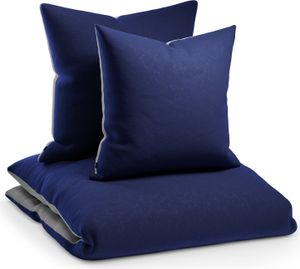 Sleepwise Bettwäsche 200x200 cm, Microfaser Bettwäsche  Getestet, Weicher Winter- und Sommer Bettbezug, Antistatisch & Atmungsaktiv, Allergiker Duvet Cover Bügelfrei, 1 Bett- & 1 Kissenbezug