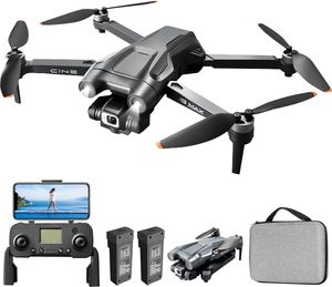 GPS-Drohne mit Kamera,Faltbare RC-Quadcopter-Drohnen 5G WIFI FPV Live Video Bürstenloser Motor GPS-Auto-Rückkehr nach Hause, Wegpunktfliegen, Headless-Modus