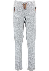 TOM COLLINS Damen Strickfleece Hose Lang Loungewear Jogginghose Stera, Größe:40, Farbe:mittelgrau