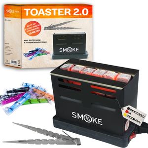 Smoke2u Toaster 2.0 Kohleanzünder für Shisha Kohle Schwarz 800W Leistung