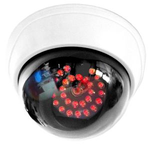 Kamera Attrappe mit 25 roten LED's IR-Strahler Attrappe