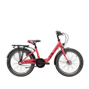 S'COOL Wave steel ltd 20-3 Coral/Dark Red | Kinderfahrrad | Jugendfahrrad | 20 Zoll