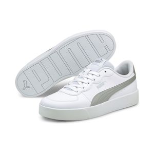Puma Damen-Sneaker Skye Clean Metallic FS Weiß, Farbe:weiß, UK Größe:61/2