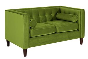 Max Winzer Jeronimo Sofa 2-Sitzer - Farbe: oliv - Maße: 154 cm x 85 cm x 80 cm; 2962-2100-2044229-F07