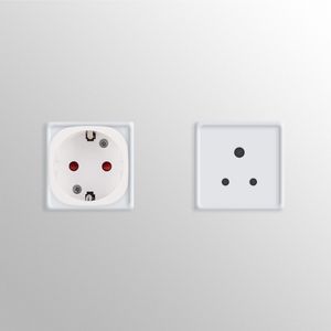 2x Reiseadapter Indien Typ-D - Schuko Reise Adapter zu Typ D Steckdose in z. B. Indien Nepal Sri Lanka - Stromadapter Urlaub weiß kwmobile 2x Reiseadapter Indien Typ-D - Schuko Reise Adapter zu Typ D Steckdose in z. B. Indien Nepal Sri Lanka - Stromadapter Urlaub weiß kwmobile