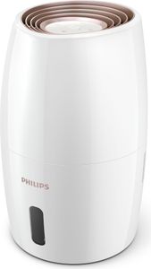 Philips Luftbefeuchter 2000 Series, NanoCloud für bis zu 99% weniger Bakterien, bis 32 m², Weiß (HU2716/10)