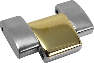 Hugo Boss > 1x Bandglied Edelstahl silber- / gelbgoldfarben > 1513767 Hugo Boss > 1x Bandglied Edelstahl silber- / gelbgoldfarben > 1513767