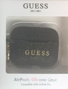 Guess Airpods Pro Silikonhülle Schwarz Guapsilgbk Smartwatches Wearables
