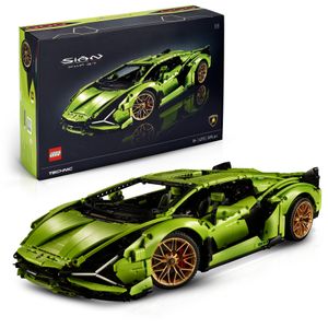 LEGO 42115 Technic Lamborghini Sián FKP 37 Rennwagen, Modell-Bauset für Erwachsene, Geschenkidee zu Weihnachten für Männer oder Frauen, Sammlerstück