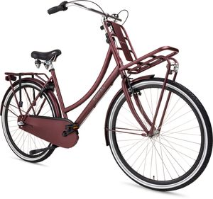Popal Daily Dutch Basic+ N3 Hollandrad - Citybike - Damen - 59 centimeter - Eichenrot