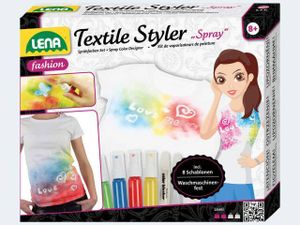 LENA Textile Styler Spray 4 Farben und Glitter