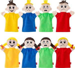 8er Set Handpuppen Emotionsset 30 cm Mehrfarbig, 23622A 8er Set Handpuppen Emotionsset 30 cm Mehrfarbig, 23622A