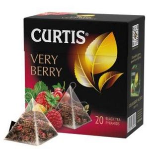 Curtis schwarzer Tee Very Berry 20 Pyramidenbeutel Pyramid Tea